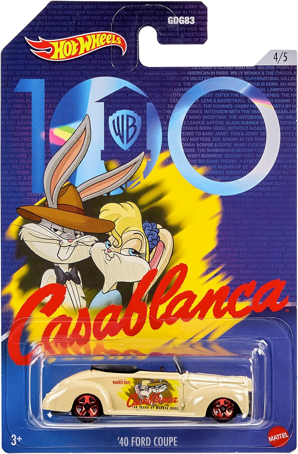 Hot Wheels Looney Tunes Cars - Warner Bros.  100 years