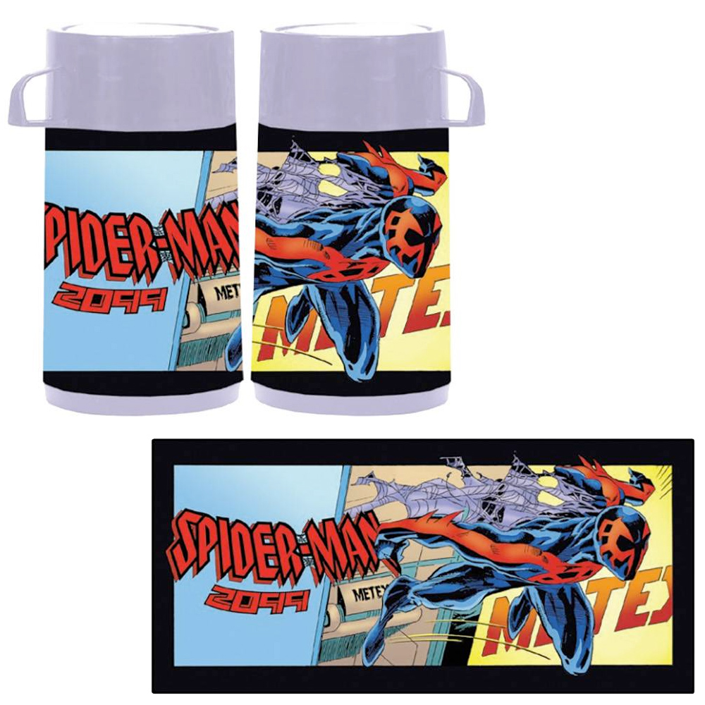 Spider-Man 2099 Tin Titans Marvel Comics Lunch Box with Bottle (Spider-Man)
