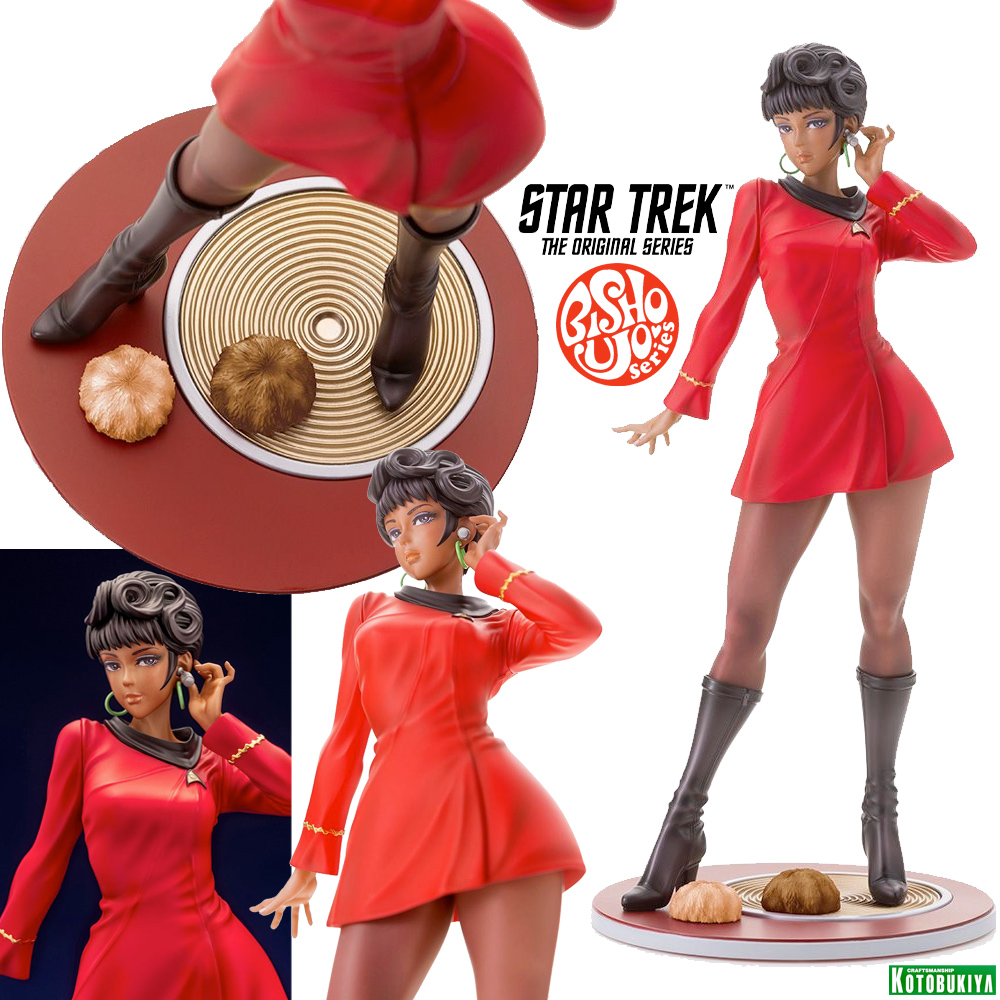 Estátua Tenente Uhura Star Trek Bishoujo de uma Ilustração de Shunya Yamashita