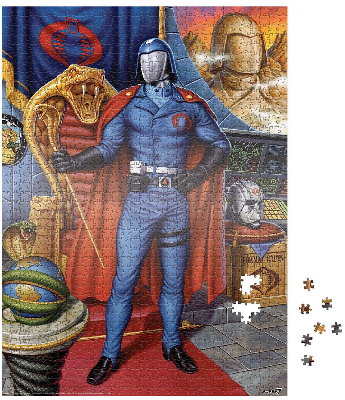 GI Joe Cobra Commander Puzzle with 1,000 pieces