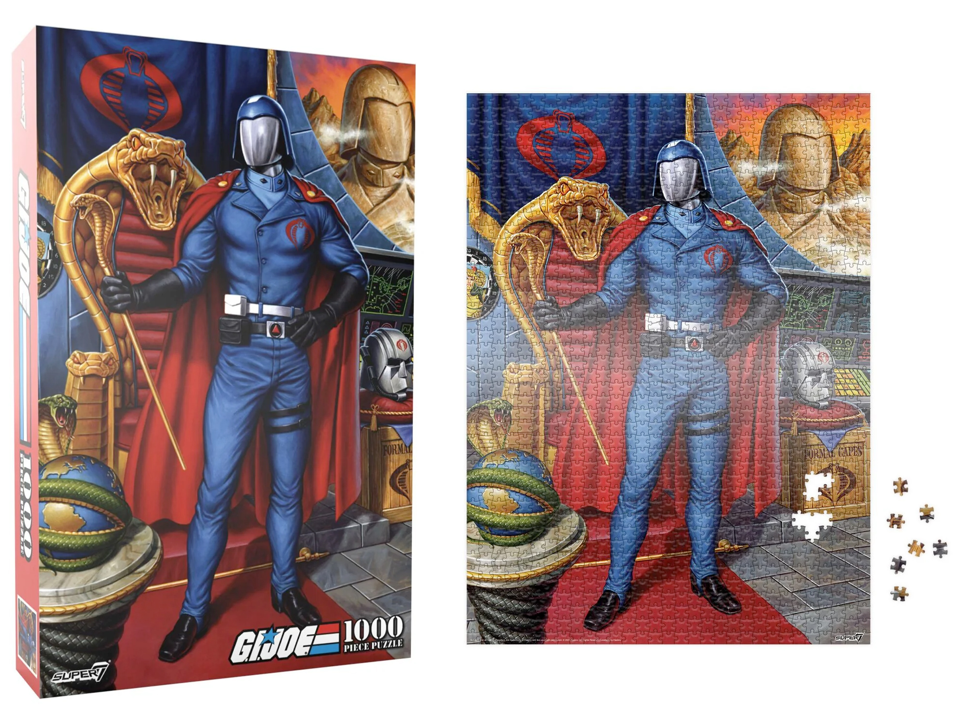 GI Joe Cobra Commander Puzzle with 1,000 pieces