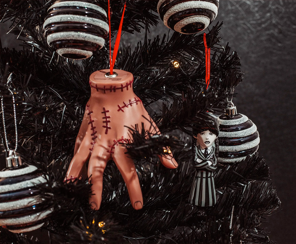Christmas Ornaments Wednesday Addams and Little Hand (Netflix)