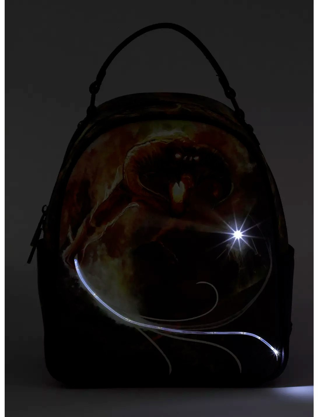 Balrog and Gandalf mini-backpack illuminated with LEDs (The Lord of the Rings)