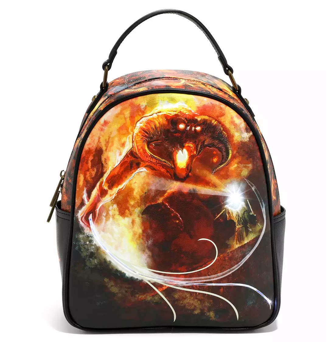 Balrog and Gandalf mini-backpack illuminated with LEDs (The Lord of the Rings)