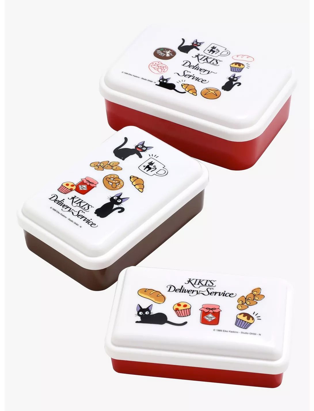 Trio Bento Box by Gata Jiji from Kiki's Delivery Service (Hayao Miyazaki)