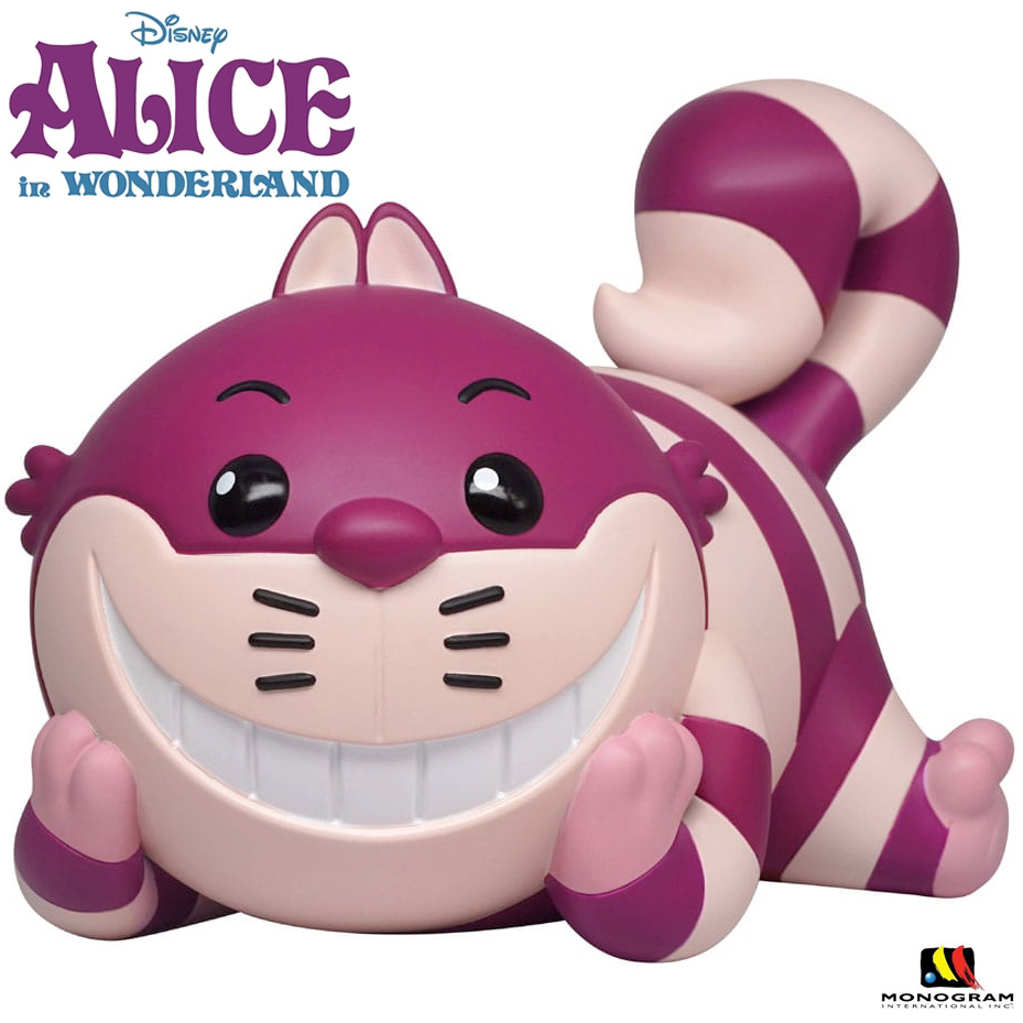 Cofre Gato de Cheshire PVC Figural Bank de Alice no País das Maravilhas (Disney 1951)