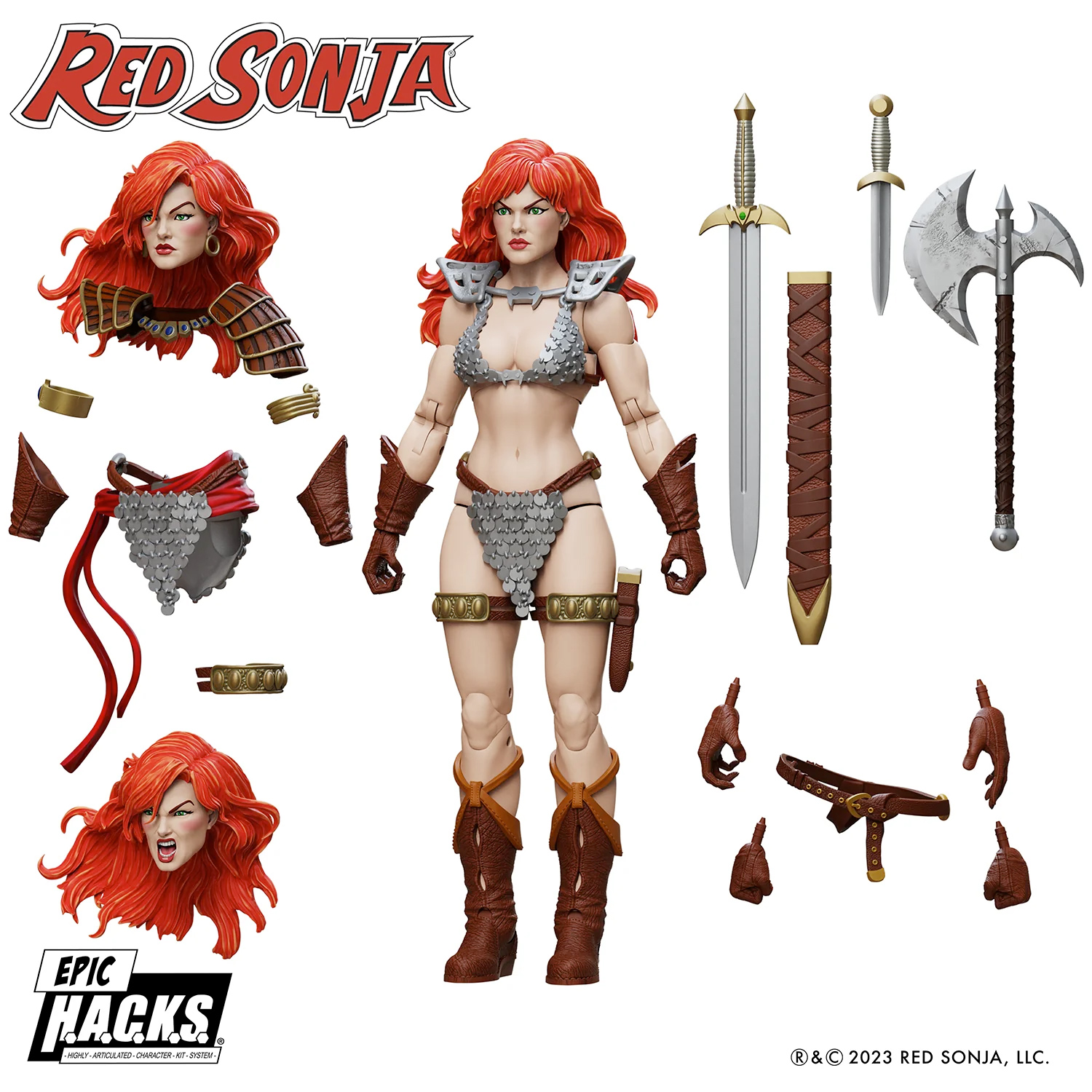 Action Figure Red Sonja Epic H.A.C.K.S. Ultimate