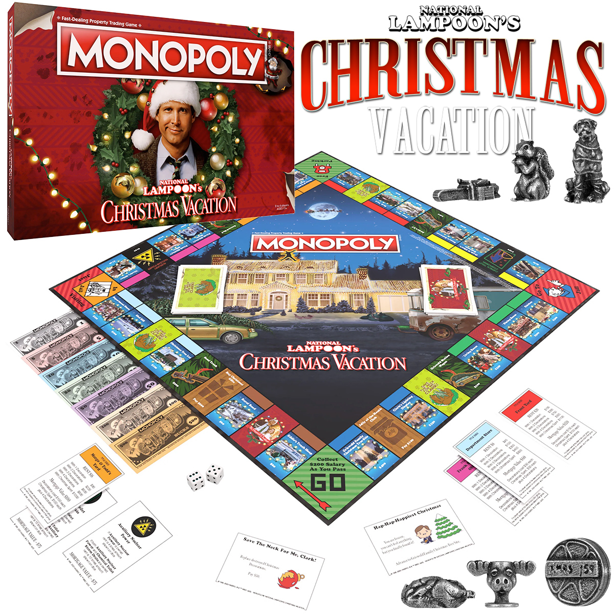 Jogo Monopoly da Comédia Férias Frustradas no Natal