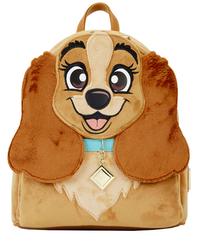 Lady and the Tramp Mini-Backpack with Plush Ears (Loungefly)