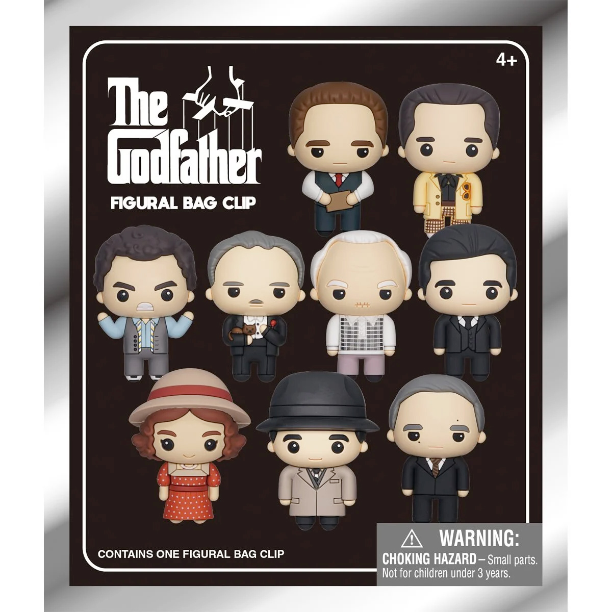 The Godfather 3D Figural Bag Clips Keychains
