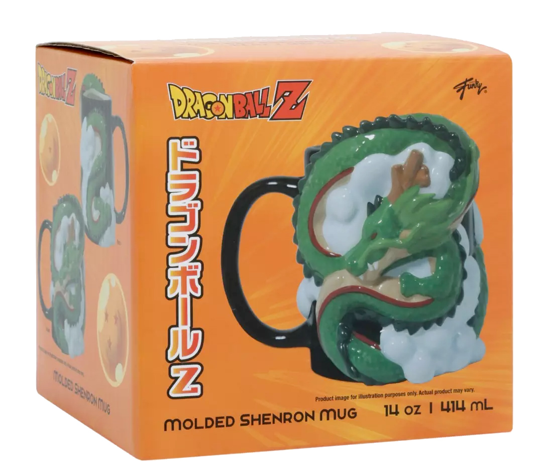 Caneca Esculpida Dragão Shenron de Dragon Ball Z