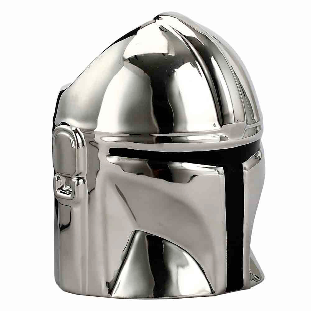 Din Djarin's Chrome Helmet Pencil Holder (Star Wars The Mandalorian)