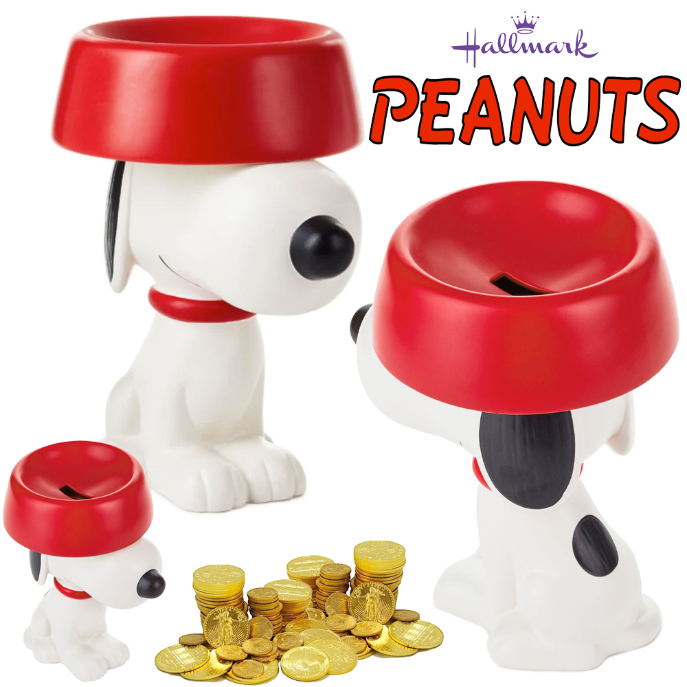 Cofre Snoopy com Tigela Vermelha na Cabeça (Peanuts)