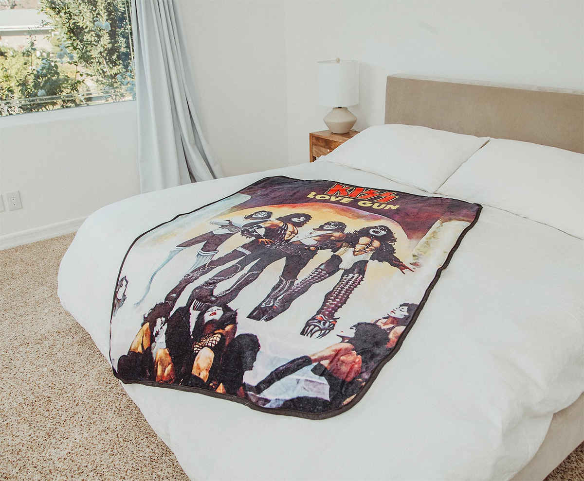Lance Blankets KISS Discography and Love Gun