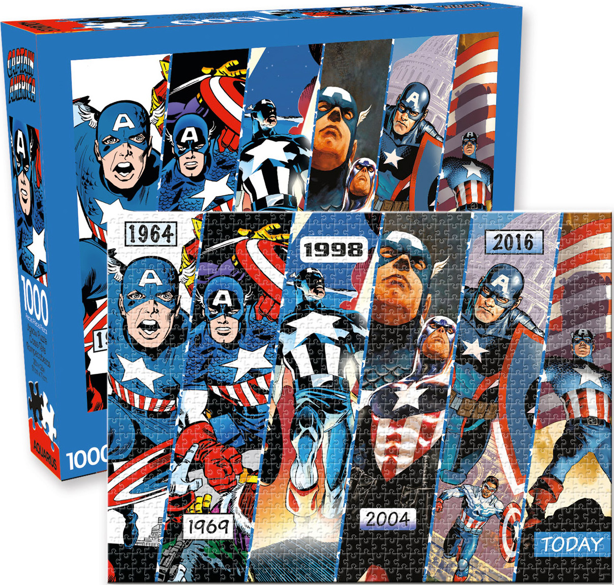 Captain America Timeline Puzzle with Timeline