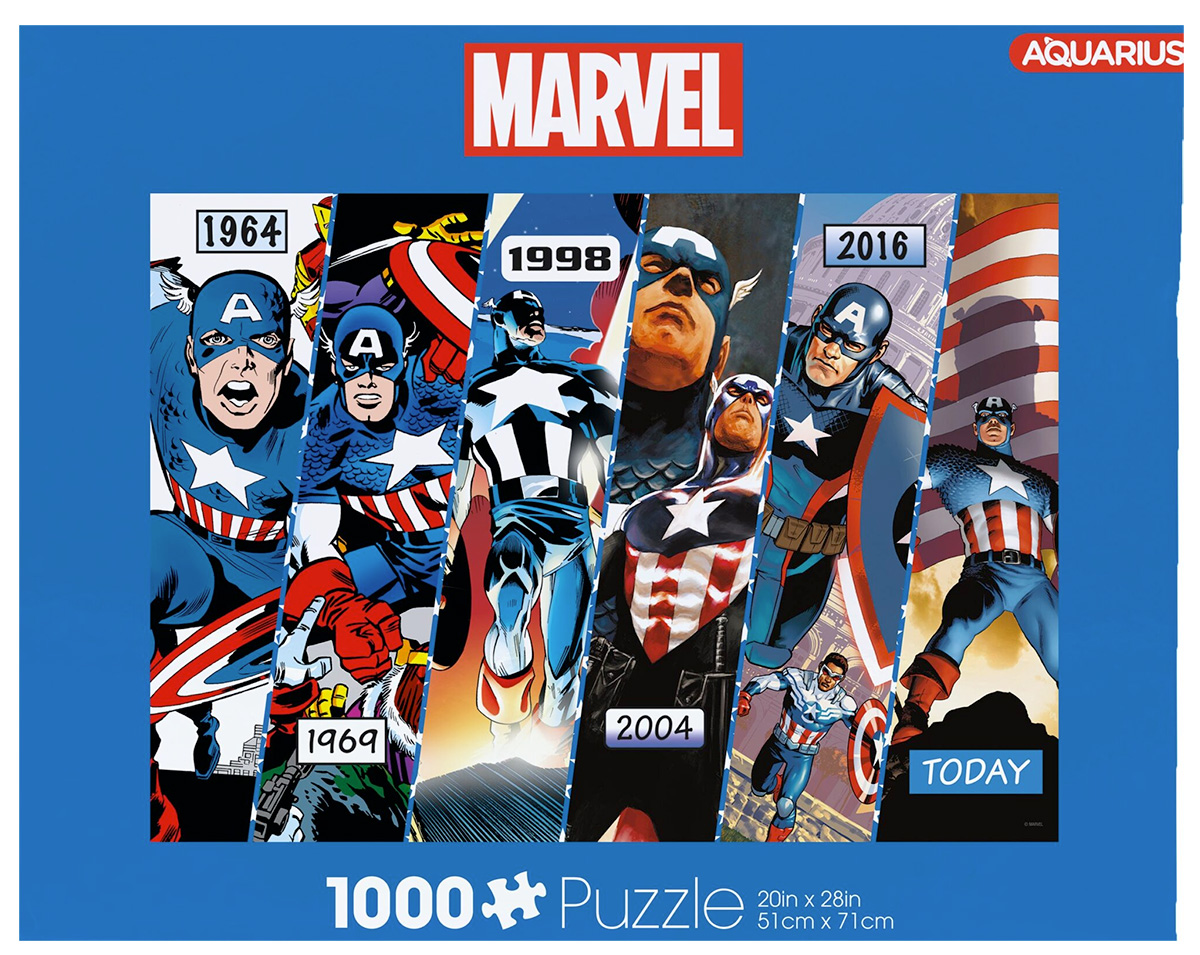Captain America Timeline Puzzle with Timeline