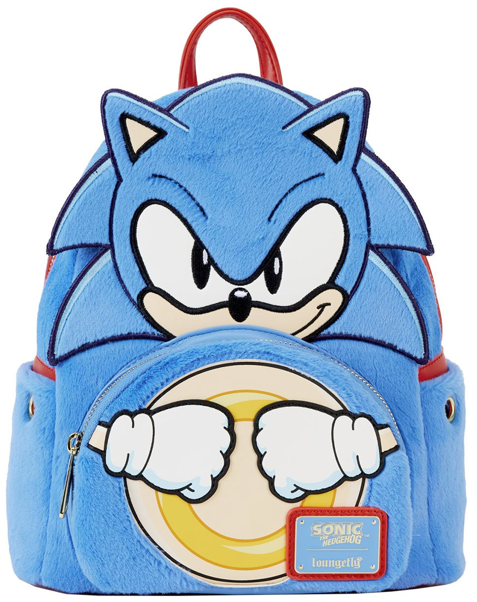Mini-Mochila Sonic the Hedgehog Cosplay de Pelúcia Azul (Loungefly)
