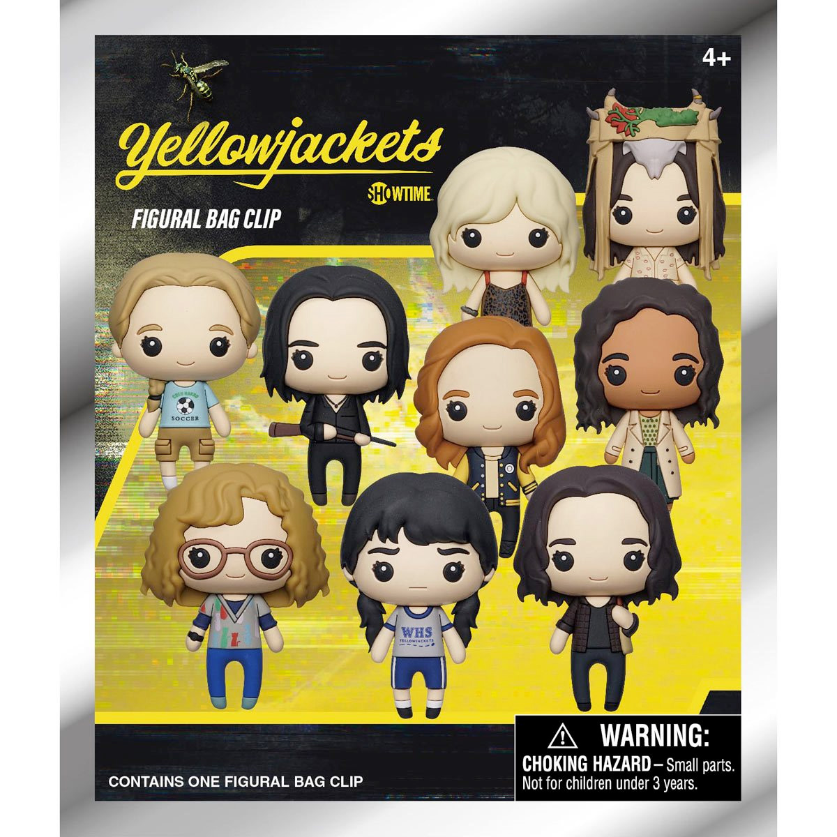 Yellowjackets Series 3D Figural Bag Clips Keychains
