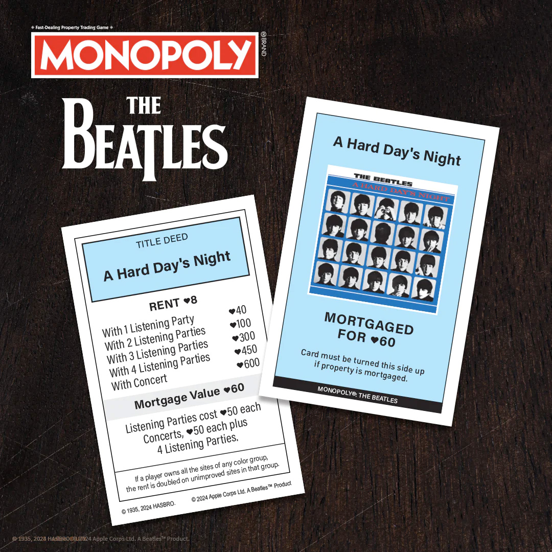 Jogo de Tabuleiro Monopoly The Beatles Edition (2024)