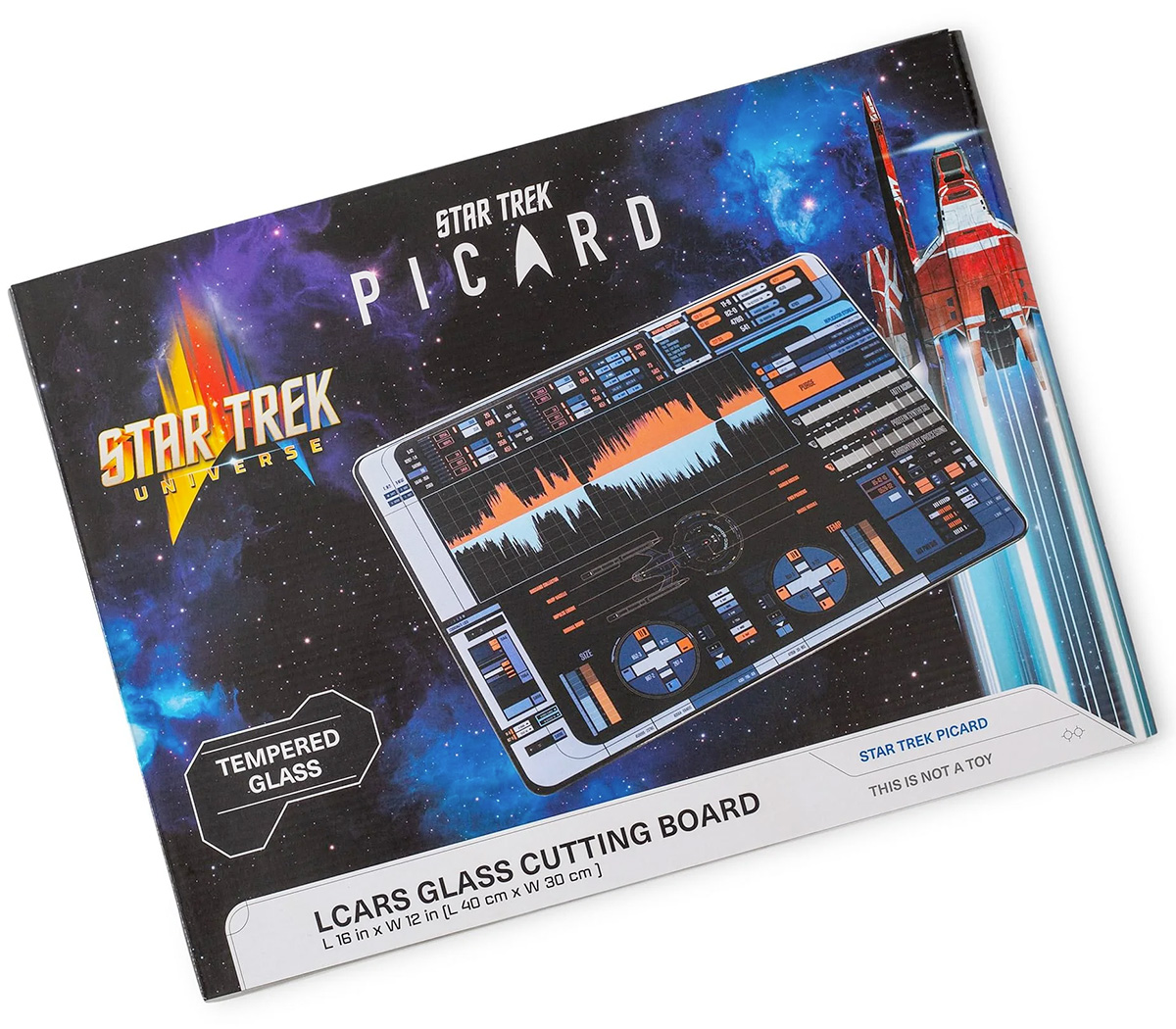 LCARS Star Trek: Picard Chopping Board