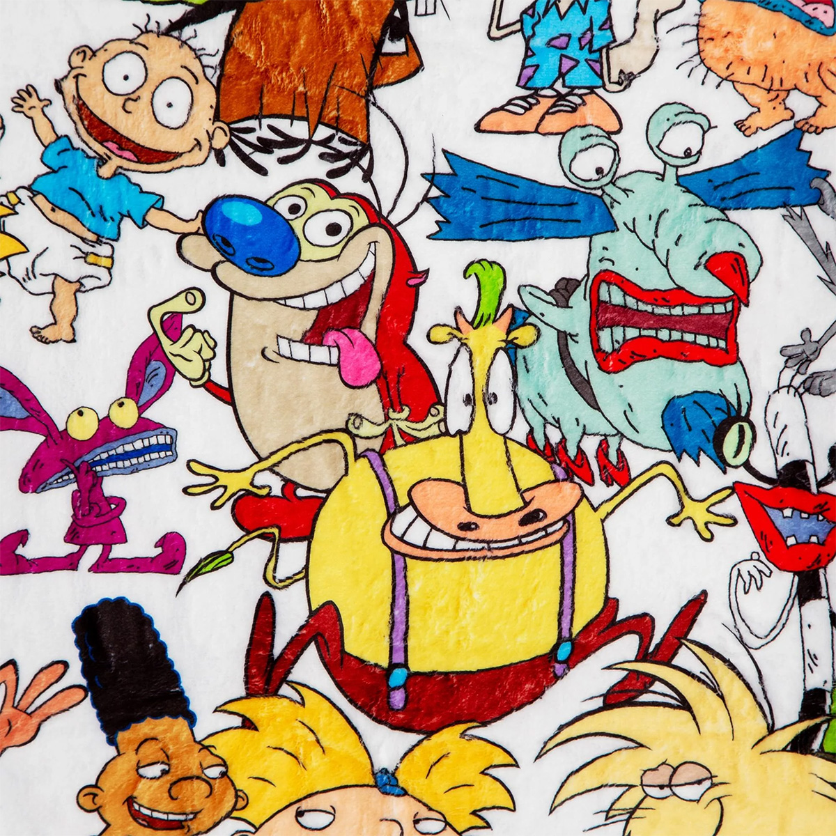 Nickelodeon Classic Cartoon Throw Blanket