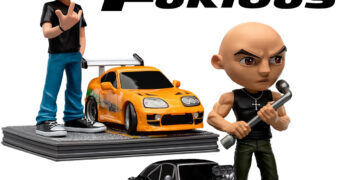 Velozes e Furiosos Mini Co. com Dominic Toretto e Brian O’Conner (Iron Studios)