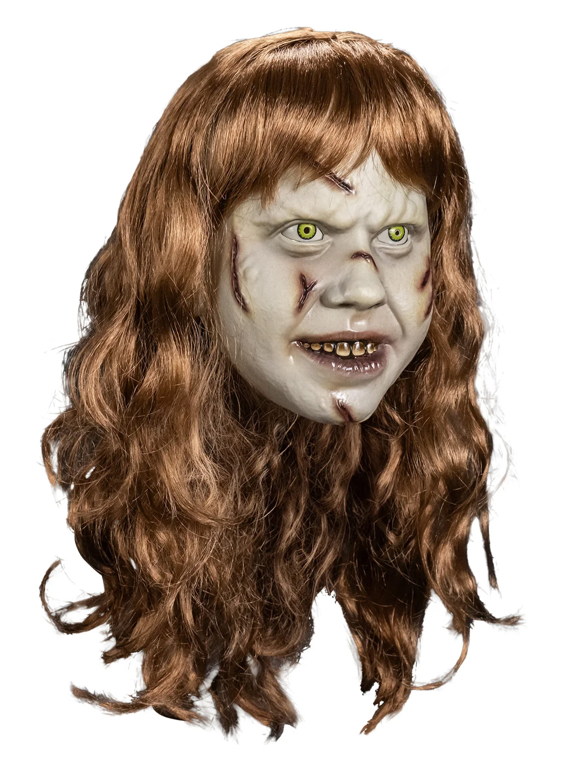 Máscara Aterrorizante da Menina Regan Possuída em O Exorcista
