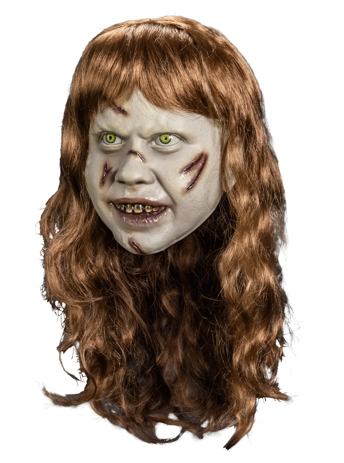 Máscara Aterrorizante da Menina Regan Possuída em O Exorcista