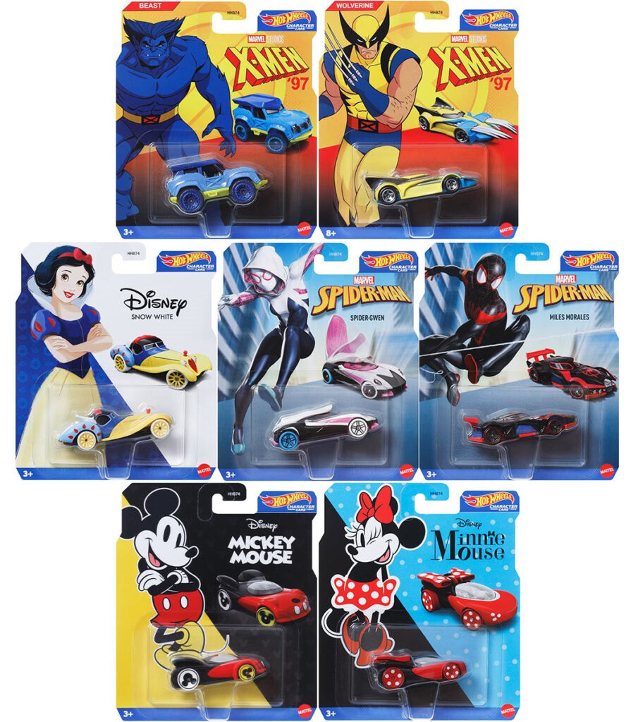 Hot Wheels Character Cars – Batman, Superman, Groot, Marvel & DC – 1:64 Scale – Pick & Choose