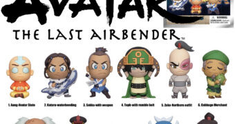 Chaveiros Avatar: A Lenda de Aang 3D Figural Bag Clips Série 2 (Blind-Bag)