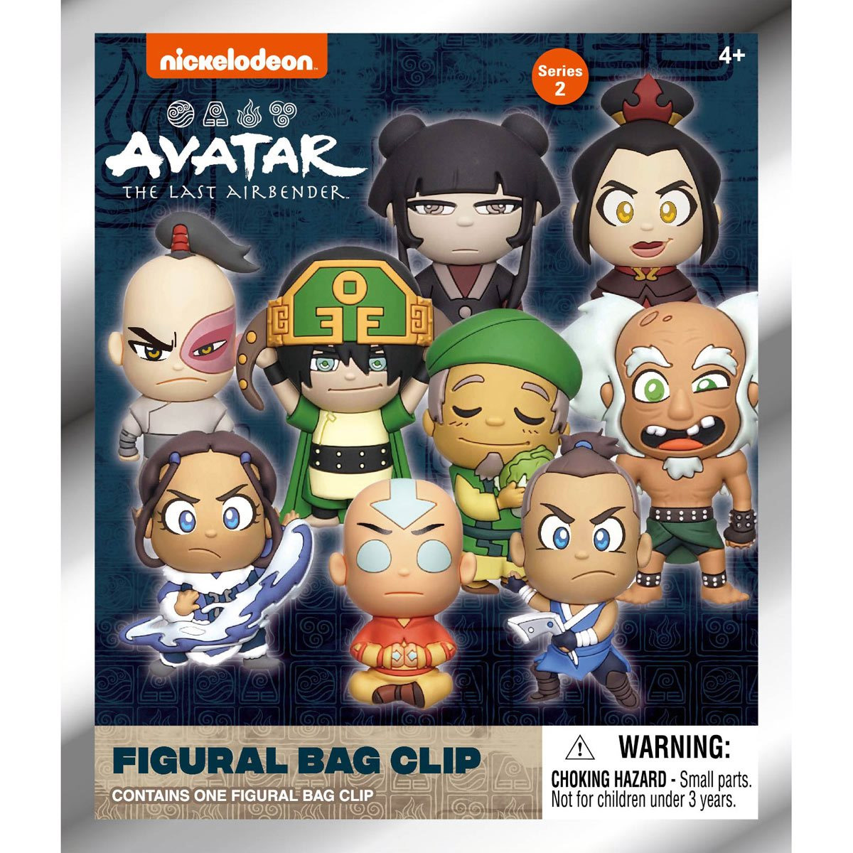 Chaveiros Avatar: A Lenda de Aang 3D Figural Bag Clips Série 2
