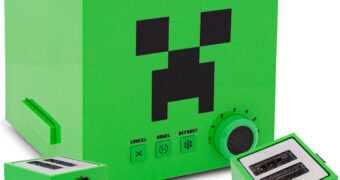 Torradeira Minecraft Creeper Verde