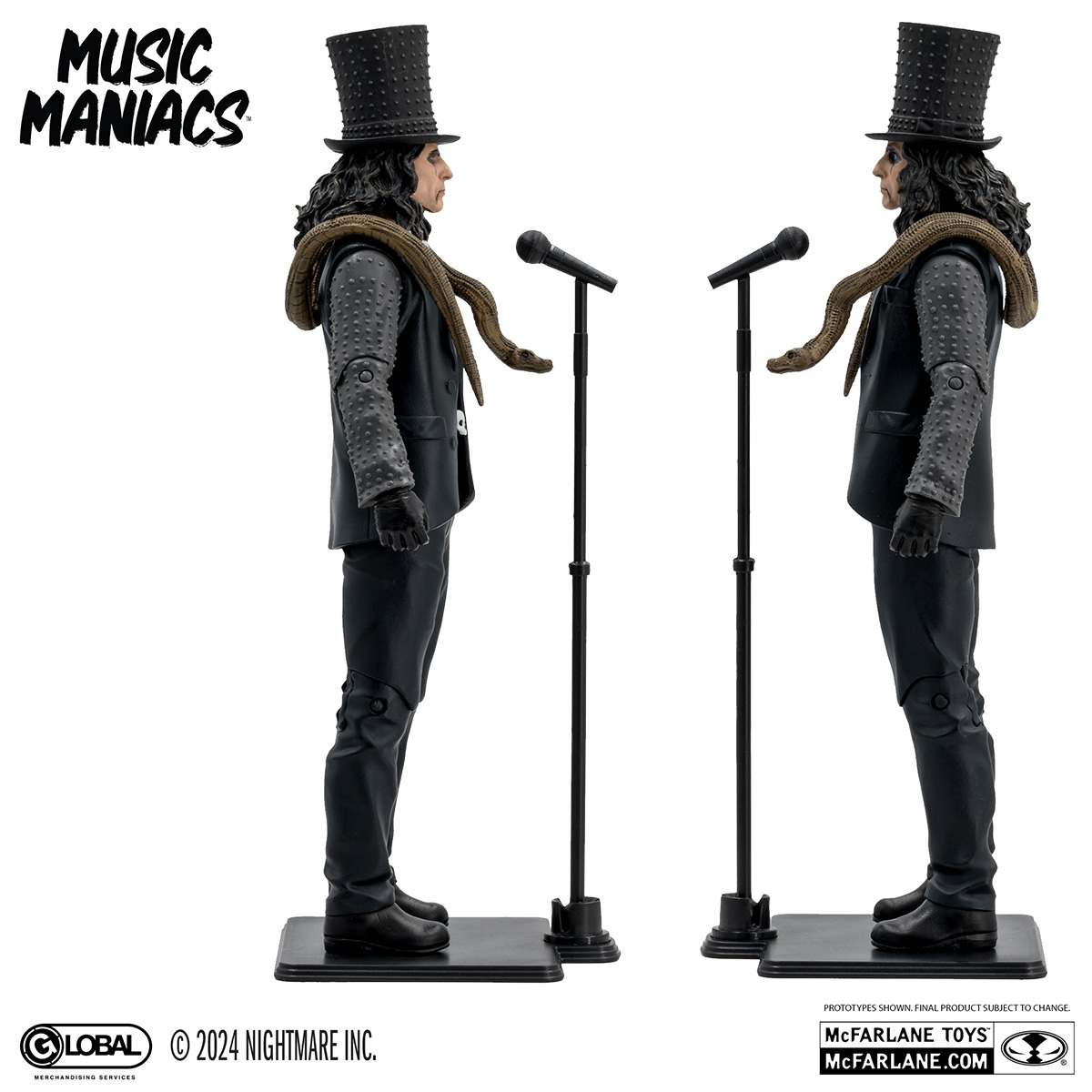 Alice Cooper Music Maniacs Metal Wave 1 6-Inch Scale Action Figure