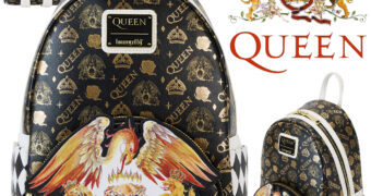 Mini-Mochila com o Brasão da Banda Queen Desenhado por Freddie Mercury