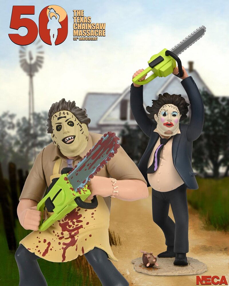 Toony Terrors: Leatherface e Pretty Woman - 50 Anos de O Massacre da Serra Elétrica (Texas Chainsaw) de Tobe Hooper 
