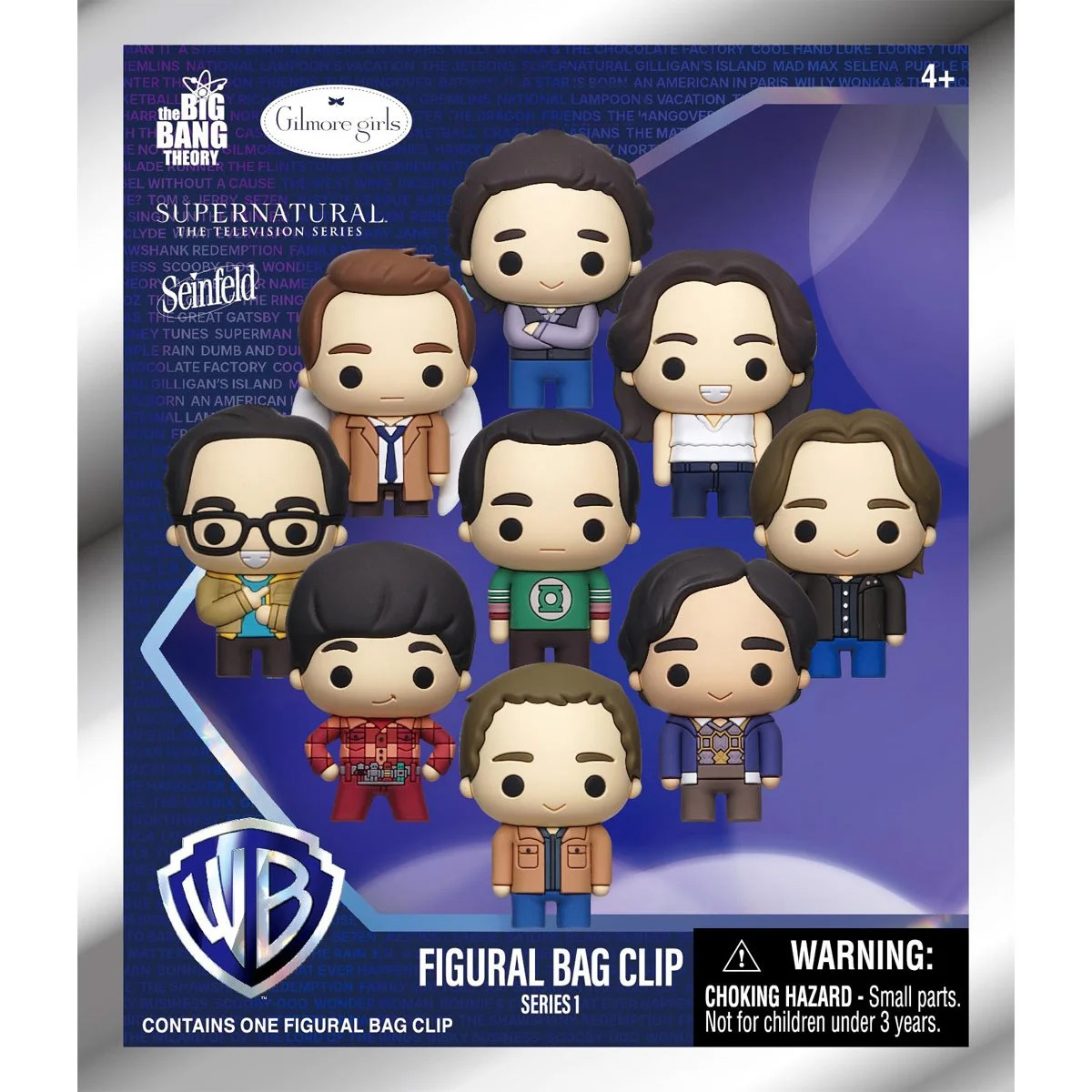 Chaveiros Warner Bros WB TV 3D Figural Bag Clips