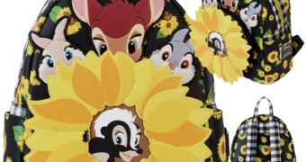 Mini-Mochila Girassol com Bambi e Amigos (Disney Loungefly)