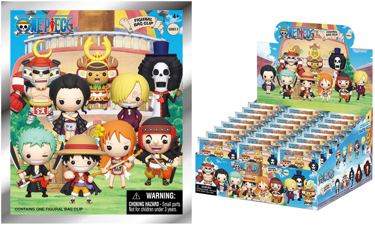 Chaveiros One Piece Anime 3D Figural Bag Clips (Blind-Bag)