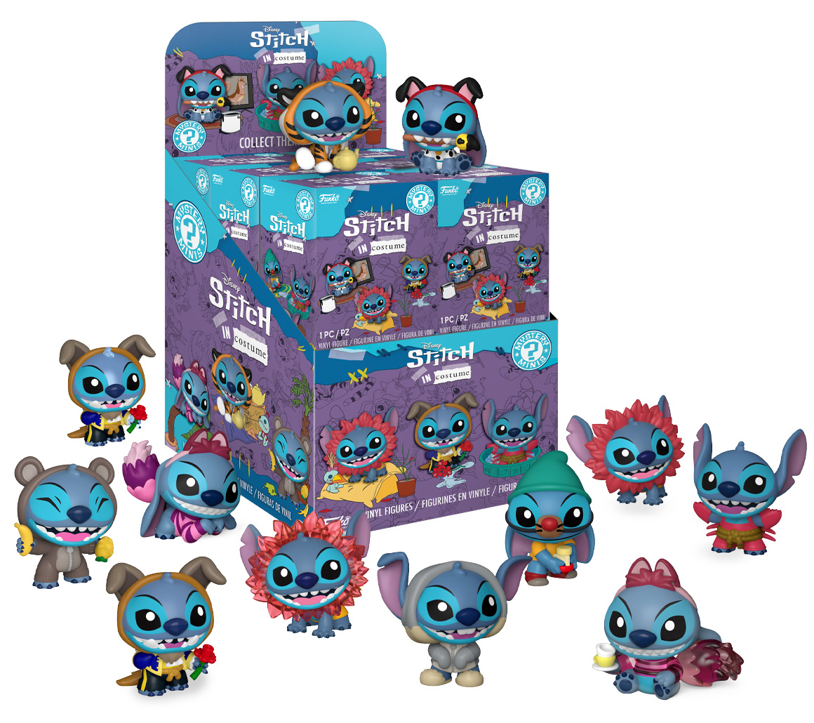 Stitch Mystery Minis Mini-Figures with Disney Character Costumes (Blind-Box)