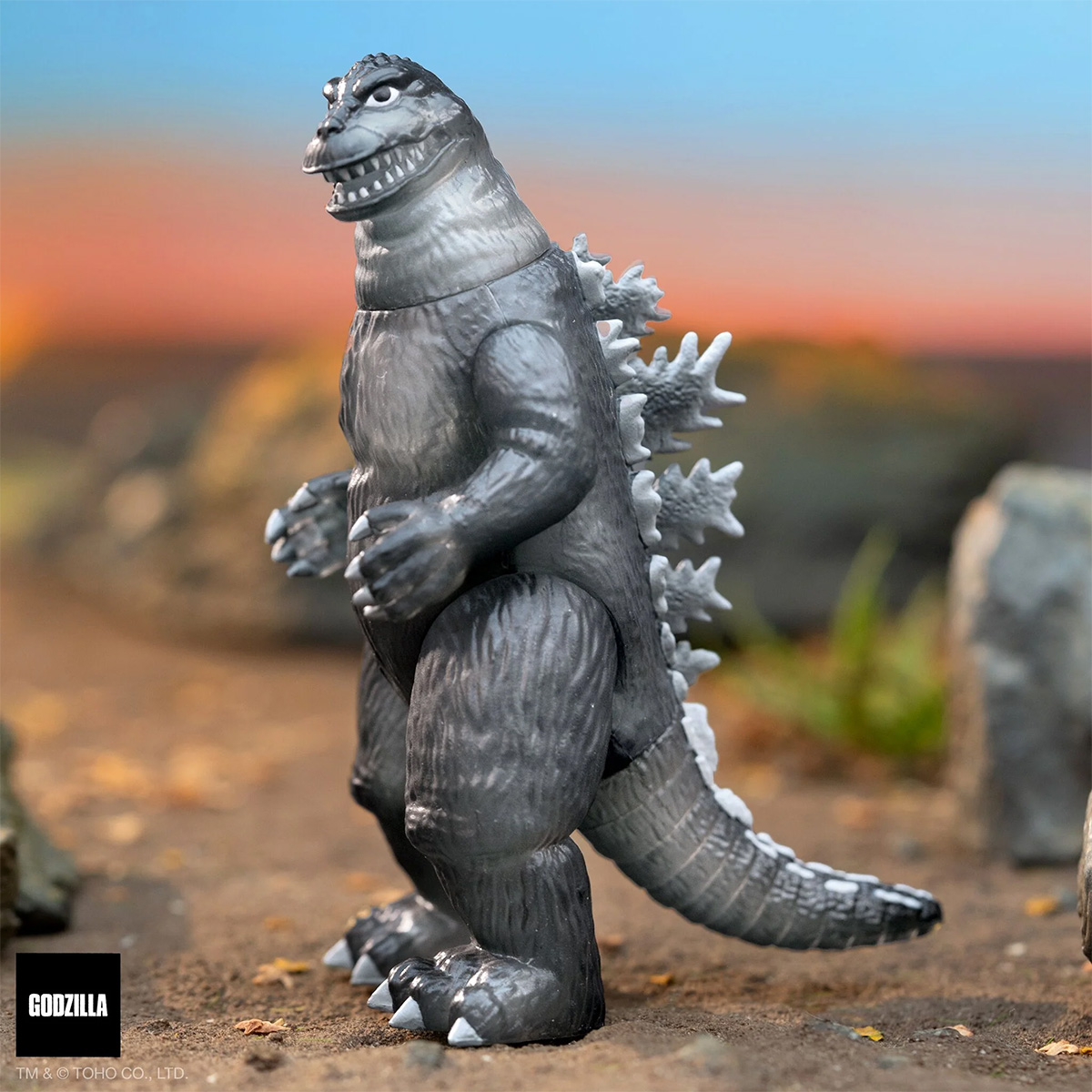 Action Figures Godzilla Kaiju (Silver Screen) Toho ReAction (Blind Box)