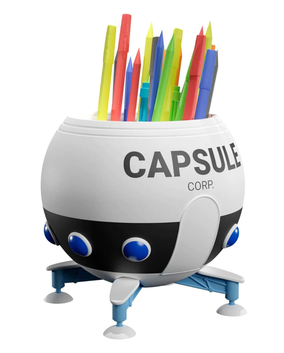 Capsule Corp. Spaceship Pencil Holder  from Dragon Ball Z