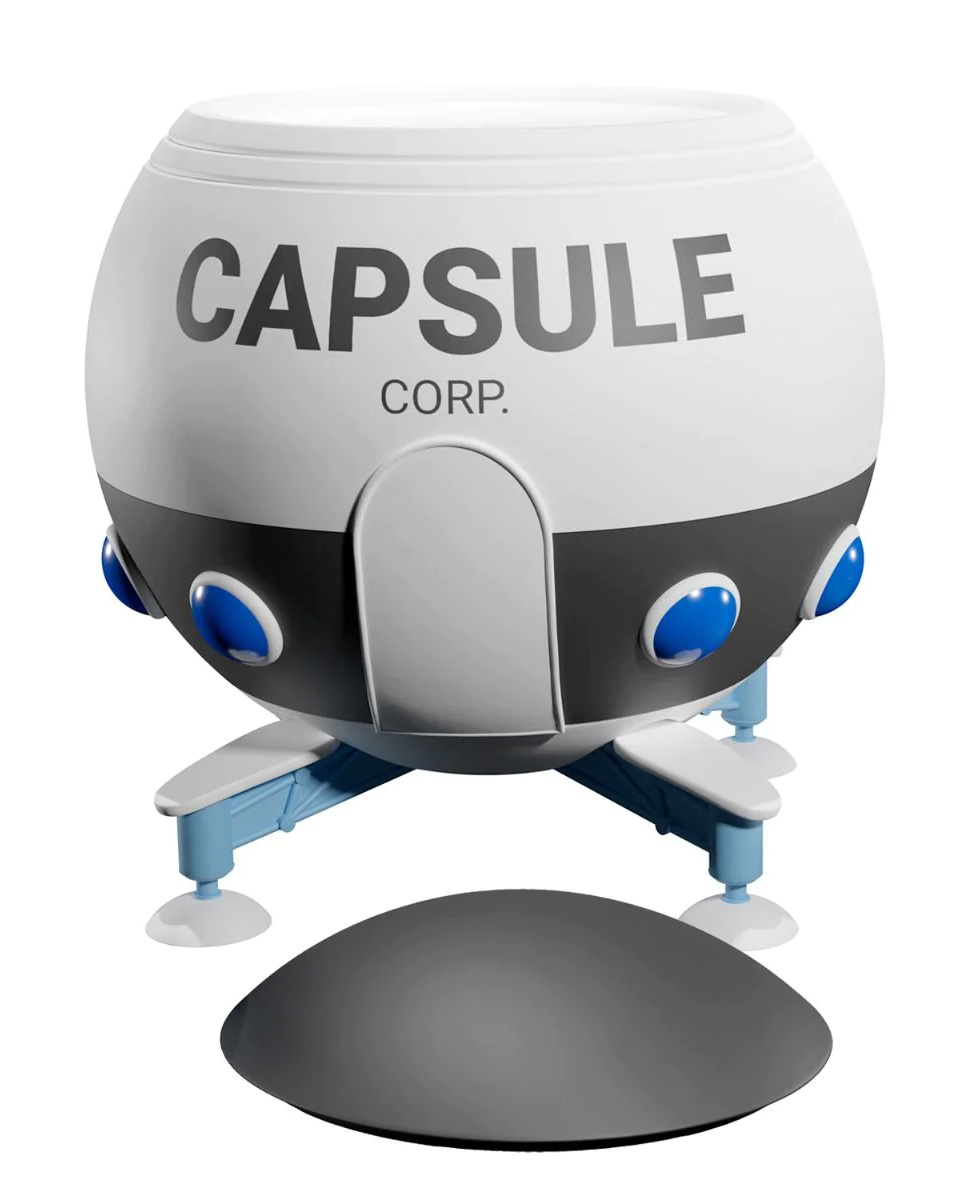 Porta-Lápis Nave Espacial Capsule Corp. de Dragon Ball Z