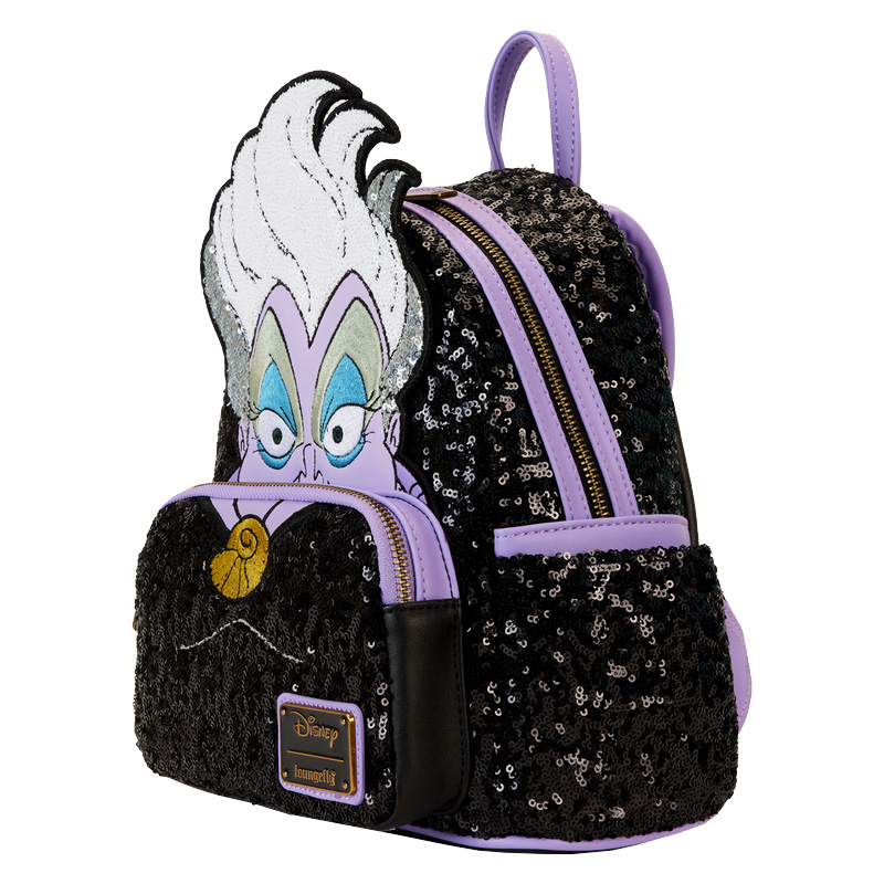 Sea Witch Ursula Mini-Backpack with Sequins (The Little Mermaid 35 Years)