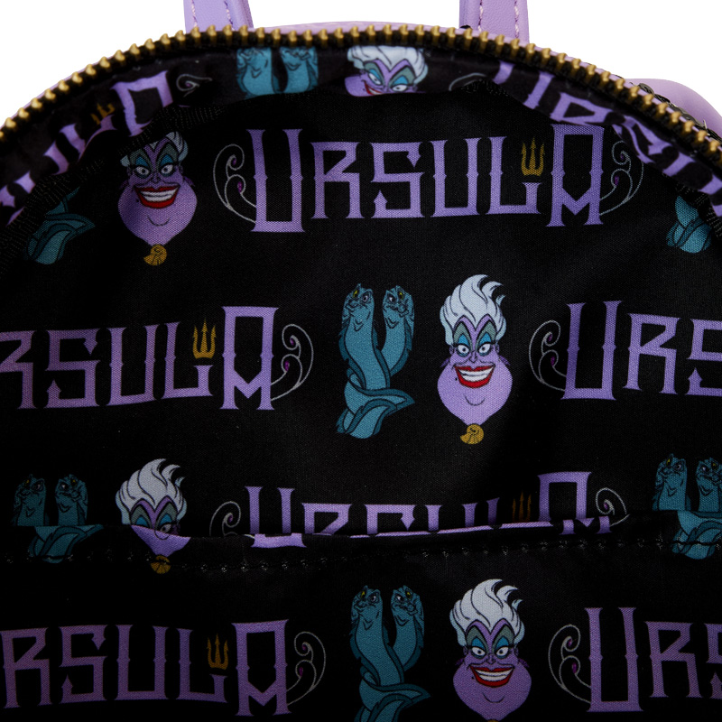 Sea Witch Ursula Mini-Backpack with Sequins (The Little Mermaid 35 Years)