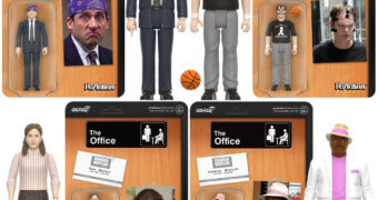 Action Figures ReAction The Office: Prison Mike, Dwight, Stanley e Pam