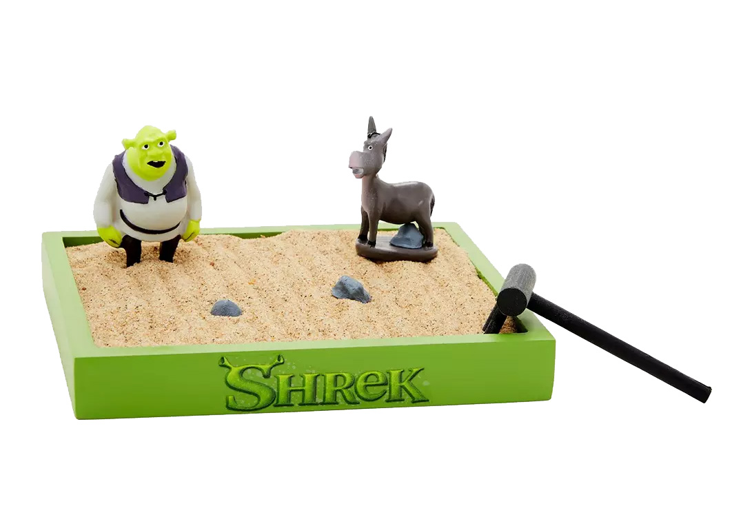 Shrek DreamWorks Zen Garden with Green Ogre and Talking Donkey