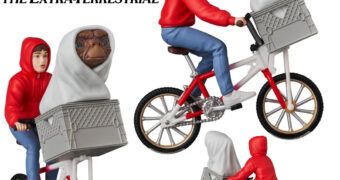 Mini-Figura E.T. Extraterrestre e Elliot na Bicicleta UDF (Ultra Detail Figure)