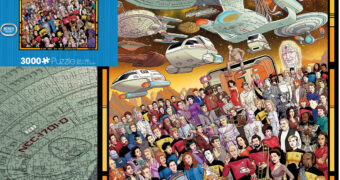 Quebra-Cabeça Star Trek: A Nova Geração “All Cast” 3.000 Peças com Personagens e Naves de Todos os 178 Episódios (Dusty Abell)