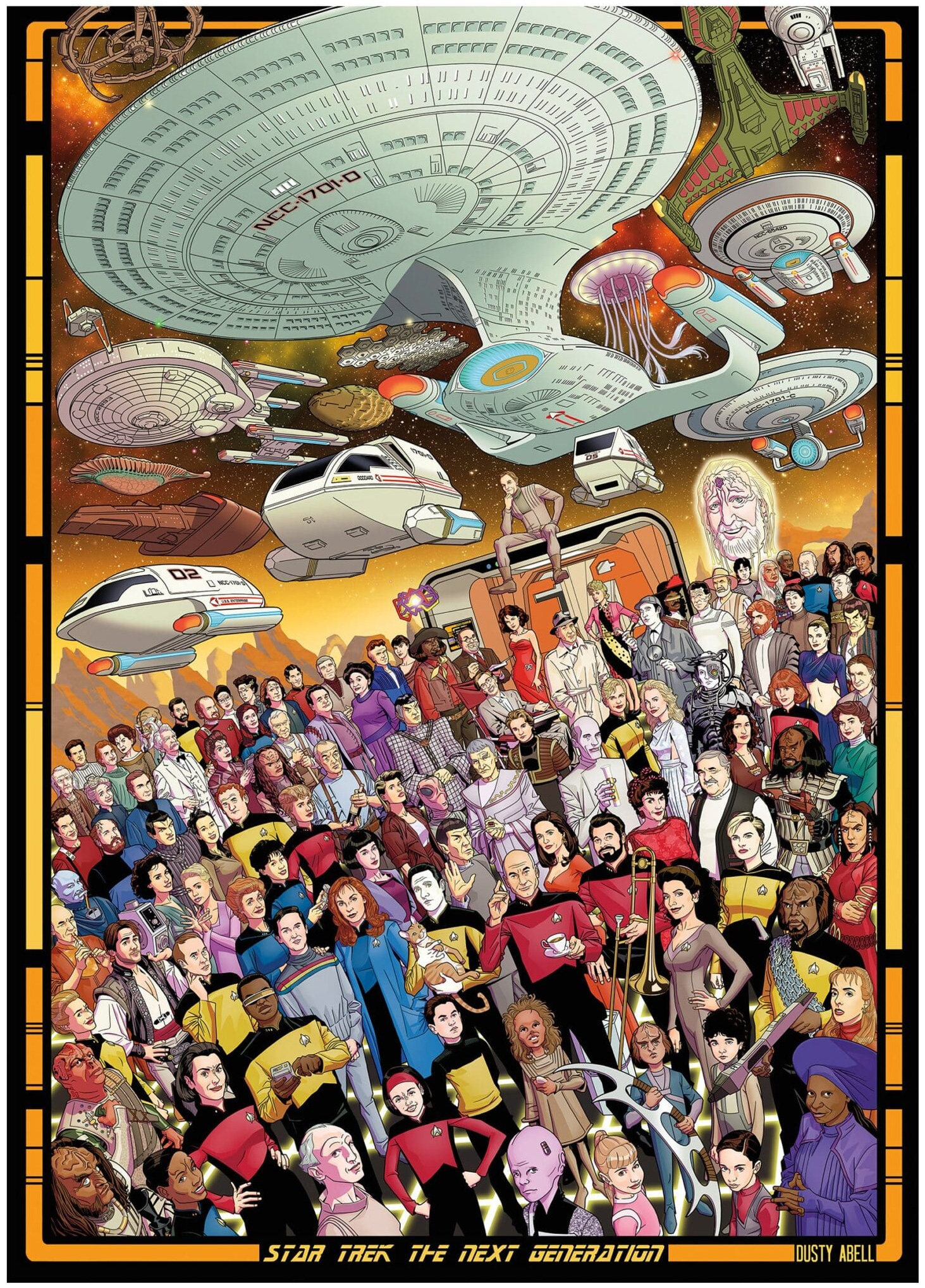 Quebra-Cabeça Star Trek: A Nova Geração 