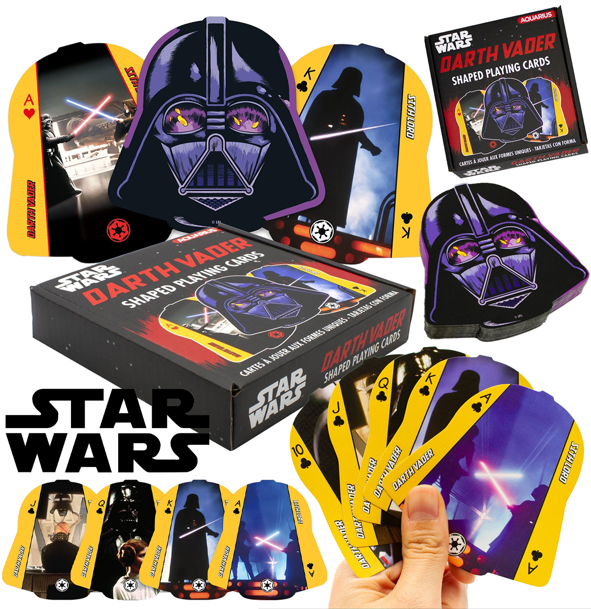 Baralho Star Wars Darth Vader com Cartas Recortadas